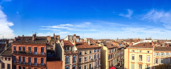 Toits de Toulouse, Occitanie, France