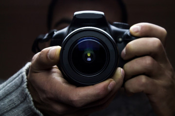 Selfie of the guy in the mirror