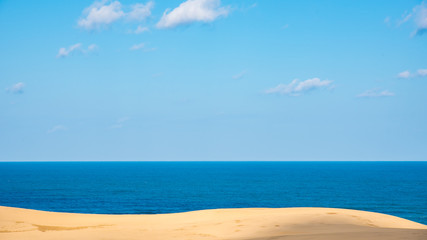 Tottori sand dune in autumn, Japan