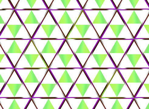 Abstract background with triangles