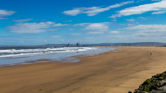North Beach, Seaton Carew, Hartlepool, UK