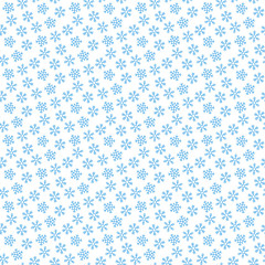 seamless snowflakes pattern and background vector illustration