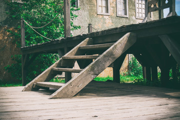 Historical city, Wood City, film decorations, Old City, abandone