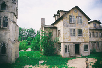 Historical city, Wood City, film decorations, Old City, abandone