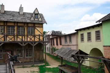 Historical city, Wood City, film decorations, Old City, abandone