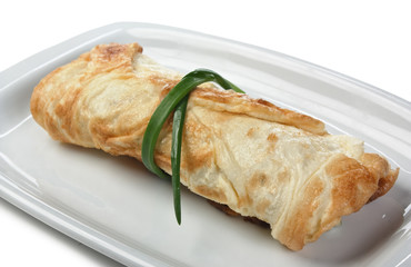 pancakes stuffed isolated