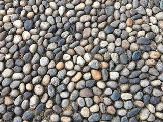 Berühmtes Pflaster / Pflastersteine der Piazza Grande in Locarno