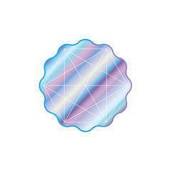 Hologram style illustration