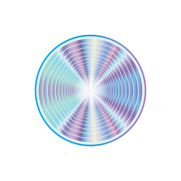 Hologram style illustration
