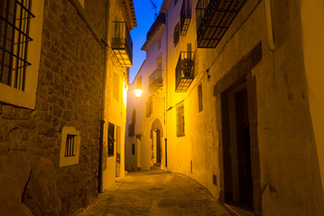 Night street of Villafames