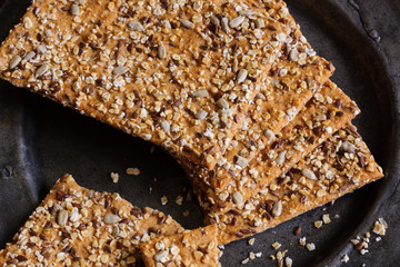 Spelt and Muesli Crispbreads