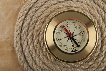 compass, rope
