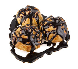 eclairs in a chocolate