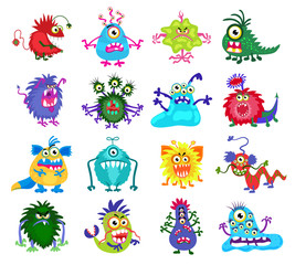 Scary monster vector set © K3Star
