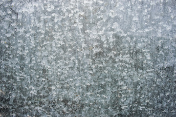 Zinc galvanized steel surface