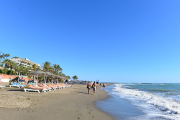 Sandstr&auml;nde in der Provinz Malaga Costa del Sol