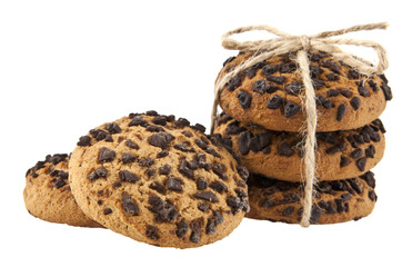 homemade cookies with chocolate