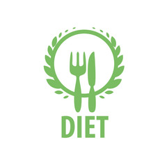 vector logo for diet