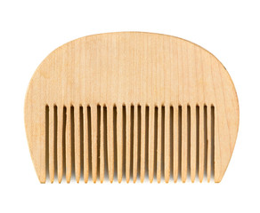 Handmade wooden comb. Hairbrush Made from maple wood
