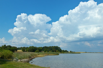 view over the Roskilde fjord