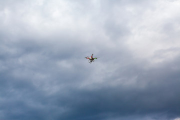 quadrocopter in the sky