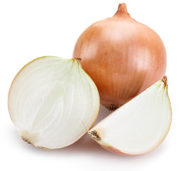 Bulb onion isolated on a white background. © volff