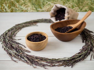 Thairice thaifood riceberry for good healthy clean food ingredie