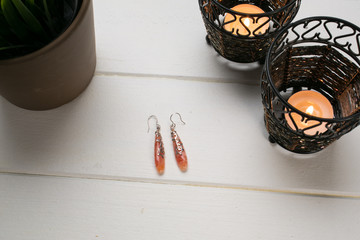 Pendientes en forma de gota