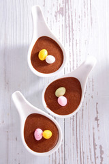 chocolate mousse for easter