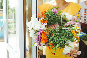 Wedding Loaf with Flowers