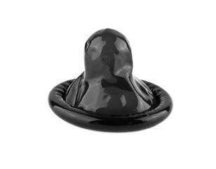 black condom