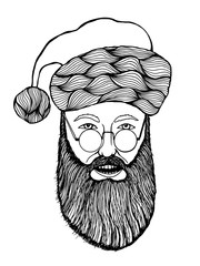Santa Claus head