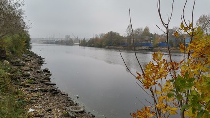 water, lake, autumn