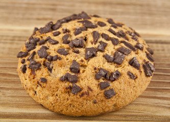 homemade biscuits with chocolate