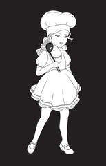 girl the chef