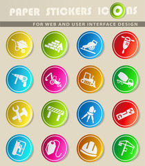 construction icon set