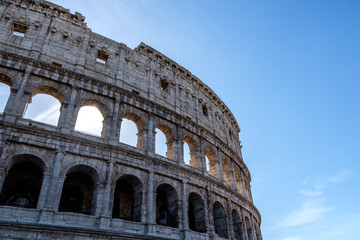 Fototapeta premium View of the Colosseum in Rome, Italy