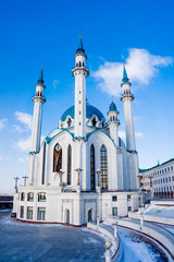 The Qol Sharif Mosque  in Kazan Kremlin. Tatarstan, Russia. Kul