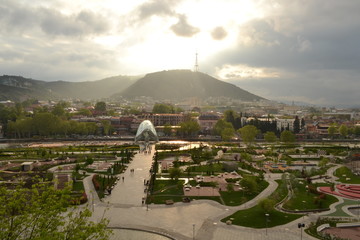 Obraz premium Rike park Tbilisi, Georgia