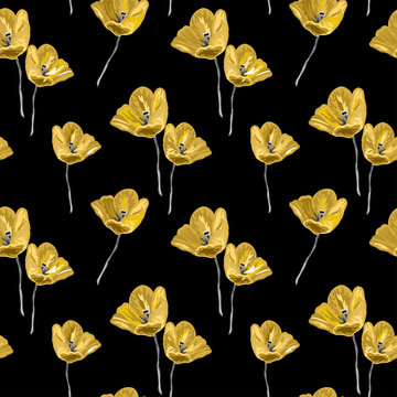 floral seamless pattern © Chantal