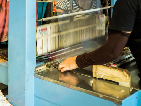 The most frequently used tools in book binding workshop