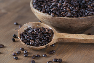Geröstete Kaffeebohnen