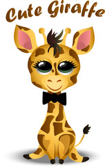 cute giraffe baby