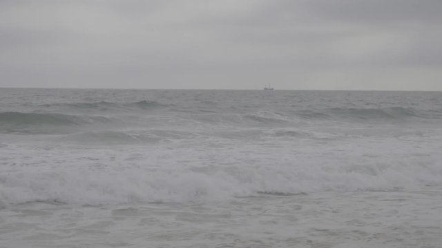 Atlantic coast. Video recorded on a Sony camera (S-Log20. S-Log2 is a gamma curve that keeps the image flat for grading. Sony claims it has 1300% more dynamic range (15.3 stops of DR)