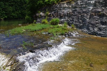 Small Falls Near Lake