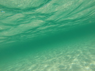 Fototapeta na wymiar Between the water