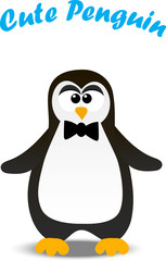 cute Christmas penguin