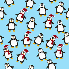 cute Christmas penguin