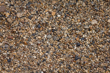 Small pebbles rock background