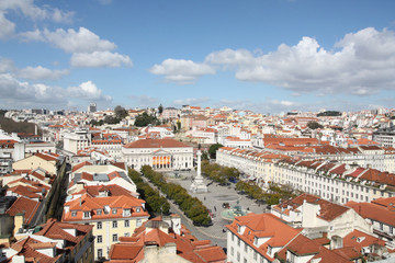 Lisbonne, place du Rossio